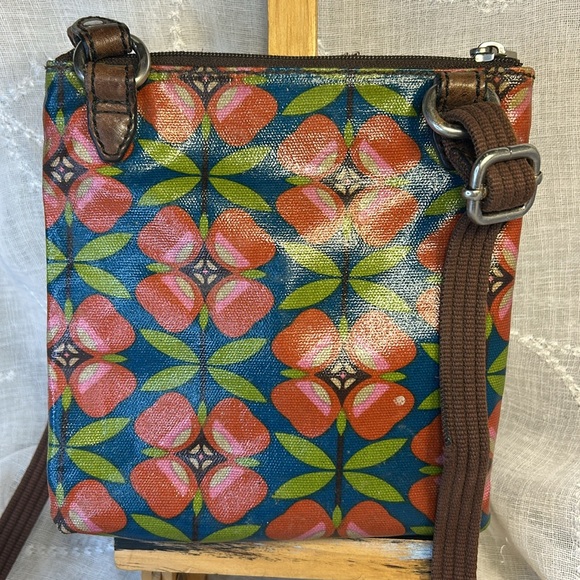 Fossil preloved flower floral pattern crossbody/shoulder bag - Picture 9 of 14